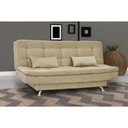 Ver imagem 1 de Sofá Cama Salomé Suede Bege Claro B 251 – Matrix