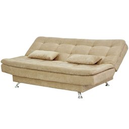 Sofá Cama Salomé Suede Bege Claro B 251 – Matrix - 3