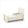 Berço Tutto Laqueado 2 em 1 Mini Cama 100% Mdf com Capitonê Off White Soft 61735/51707 Matic - 3