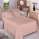 Ver imagem 1 de Jogo Cama Queen Size Algodão 130 Fios Liso Conforto Macio