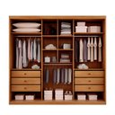 Ver imagem 4 de Guarda Roupa Casal MDF 3 Portas 6 Gavetas Vegas