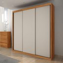 Ver imagem 1 de Guarda Roupa Casal MDF 3 Portas 6 Gavetas Vegas