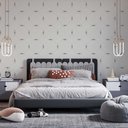Ver imagem 1 de Papel de Parede Arabesco Suave Moderno Gh Papel de Parede 2,2m