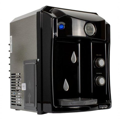 Purificador de Água Alcalina Ionizada Top Life Ozônio e Magnésio Preto 220v