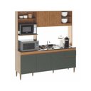 Ver imagem 2 de Armário de Cozinha Compacta Tóquio 180cm 6 Portas C/ Torre Quente Menu Móveis