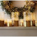 Ver imagem 6 de Kit Fio Micro Led Pilha 50 Lâmpadas Branco Quente Fixa 5 Metros 2 Unidades