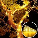 Ver imagem 5 de Kit Fio Micro Led Pilha 50 Lâmpadas Branco Quente Fixa 5 Metros 2 Unidades