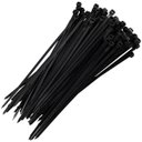 Ver imagem 1 de Abraçadeira Nylon Preta Enforca Gato 7,6 X 300mm 100 Un | Fertak