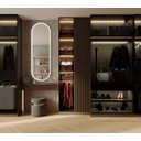 Ver imagem 6 de Espelho jateado Oval Iluminado com led frio - 50x120cm Woodglass oval jateado