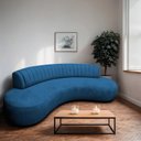 Ver imagem 1 de Sofá Orgânico 03 Lugares Sala Estar Celeste 180cm Linho