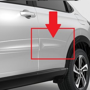 Friso Lateral da Porta Traseira Honda New Hr-v 2022/2023 - Par