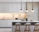Ver imagem 2 de Luminária Pendente Glass Metal Vidro 25cm Preto Spotline