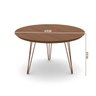 Mesa De Centro Redonda Evolution Canelato Patrimar - 4