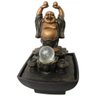 Fonte de Água Buda da Prosperidade com Luz LED e Esfera Relaxar e Meditar BK116361 - 1