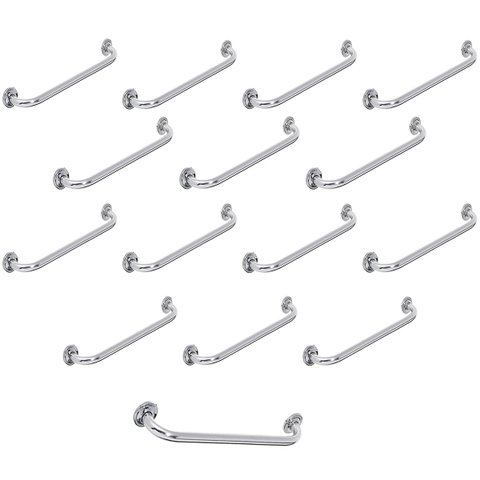Barra Alça Apoio 60cm Kit 15 Uni Idoso Gestante Acessibilidade Cadeirante Suporte Anti Queda Evita a