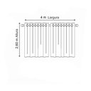 Ver imagem 2 de Cortina Sala ou Quarto Jacquard 4M x 2,60M Semi Blackout - Palha