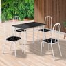 Mesa de Jantar 4 Lugares para Apartamento Pequeno Branca Realeza Teixeira - 1