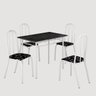 Mesa de Jantar 4 Lugares para Apartamento Pequeno Branca Realeza Teixeira - 2