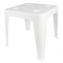 Ver imagem 2 de Mesa Quadrada Plástica Apoio Multiuso Porta Copos Mor 02 Und