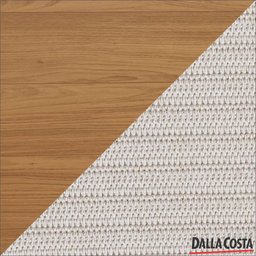 Conjunto de Jantar Mesa Redonda Mdf e 4 Cadeiras Tela Palha - 2