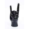 Escultura Mão Gesto Rock'n Roll Preta - 2