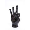 Escultura Mão Gesto OK Preta - 1