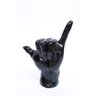Escultura Mão Gesto Hang Loose Surf Preta - 2