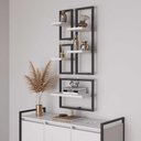 Ver imagem 1 de Conjunto 5 Prateleiras Industrial Branco - Pleno