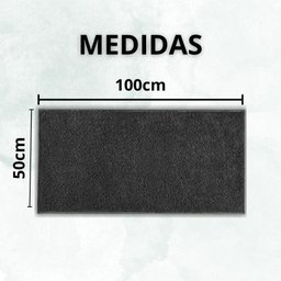 Tapete Passadeira 50x100 Class Quarto Peludo Cinza Chumbo - 4