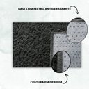 Ver imagem 5 de Tapete Passadeira 50x100 Class Quarto Peludo Cinza Chumbo
