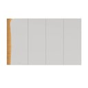 Ver imagem 6 de Painel TV até 65" Suspenso 217cm Detalhe Ripado com LED Samira C04 - D'Rossi