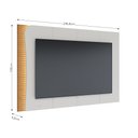 Ver imagem 3 de Painel TV até 65" Suspenso 217cm Detalhe Ripado com LED Samira C04 - D'Rossi