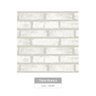Rolo Adesivo Decorativo Tijolinho Branco Leotack Autocolante 45cmx10m 80 MIC Papel de Parede - 2