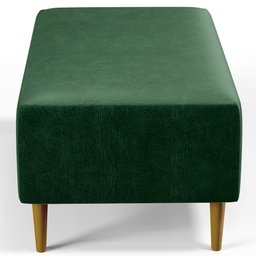 Puff Decorativo Sala de Estar Cléo W01 Pés Palito 90cm Facto Verde Musgo - 6 Puff Decorativo Sala de Estar Cléo W01 Pés Palito 90cm Facto Verde Musgo - 6