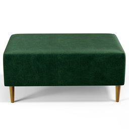 Puff Decorativo Sala de Estar Cléo W01 Pés Palito 90cm Facto Verde Musgo - 5 Puff Decorativo Sala de Estar Cléo W01 Pés Palito 90cm Facto Verde Musgo - 5