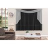 Cortina Preta com Bandô para Varão Simples 3m x 2,50m Sala / Quarto - 2