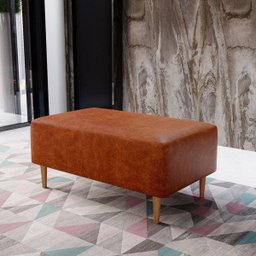 Puff Decorativo Sala de Estar Cléo W01 Pés Palito 90cm - 2