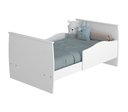 Ver imagem 5 de Quarto Infantil do Bebê com Berço Cômoda Premium Infantil e Guarda Roupa Cantinho do Bebê Cor Branco