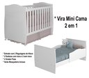 Ver imagem 6 de Quarto Infantil do Bebê com Berço Cômoda Premium Infantil e Guarda Roupa Cantinho do Bebê Cor Branco