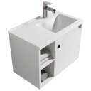 Ver imagem 5 de Conj Gabinete C/ Espelheira e Cuba para Banheiro Éden Branco
