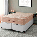 Ver imagem 1 de Colchão Queen Molas Ensacadas + Bau Blindado - Airtech Ortobom