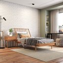 Ver imagem 1 de Cama Solteiro em Madeira Maciça Nordik