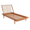 Ver imagem 2 de Cama Solteiro em Madeira Maciça Nordik Marrom/Caramel