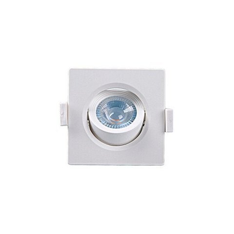 Spot de LED Taschibra Alltop Mr16 Quadrado 5W Bivolt 4000K Luz Neutra