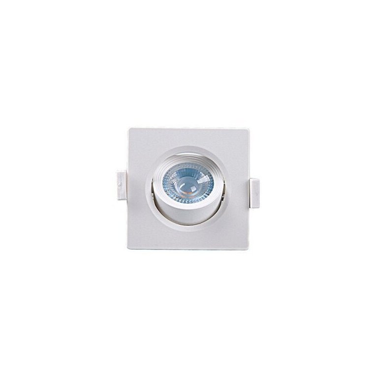 Spot de LED Taschibra Alltop Mr16 Quadrado 5W Bivolt 4000K Luz Neutra