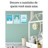 Quadro decorativo infantil sonhe alto meu menino sem acrílico 30x20 branco - 8