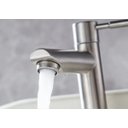 Ver imagem 3 de TORNEIRA PARA BANHEIRO AÇO ESCOVADO BICA ALTA CINZA 304