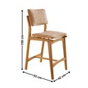 Ver imagem 2 de Conjunto com 2 Banquetas em Madeira Eloá