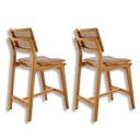 Ver imagem 3 de Conjunto com 2 Banquetas em Madeira Eloá