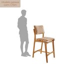 Ver imagem 4 de Conjunto com 2 Banquetas em Madeira Eloá Bege/Milano/Imbuia Marrom